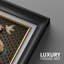 "Al commode classique", "Fantaisiste chic rétro, beaux-arts, femme victorienne classique avec oiseaux", reproduction d'art sur toile-121600279-121600280