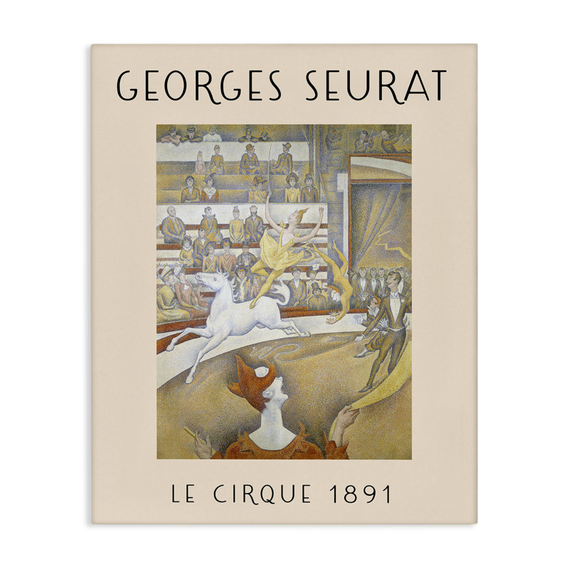 Art mural classique sur toile par Georges Seurat par Daphne Polselli bp-896_CN, H 20 po x l 16 po