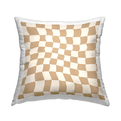 Coussin décoratif à carreaux