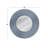 Saturn Round Wall Mirror with Sleek Smoked Frame – Modern & Elegan