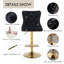 Swivel Upholstered Adjustable Height Counter Stool with Metal Frame-2108636927-2108636924