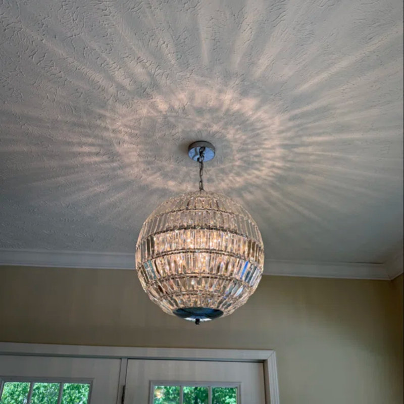 Ennu Crystal Globe Chandelier