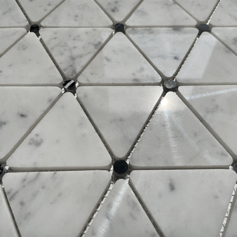 13" x 11" Marble Grid Mosaic Wall & Floor Tile