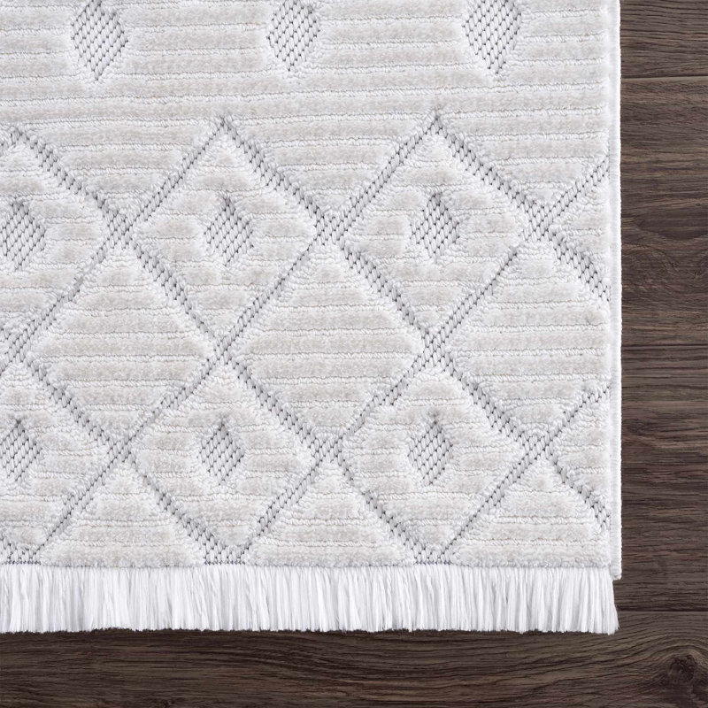 Tapis gris Bayyinah, Tapis de couloir 2 pi 7 po x 7 pi 3 po