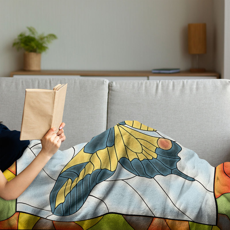 Hand Woven Throw Blanket, 50" x 60"
