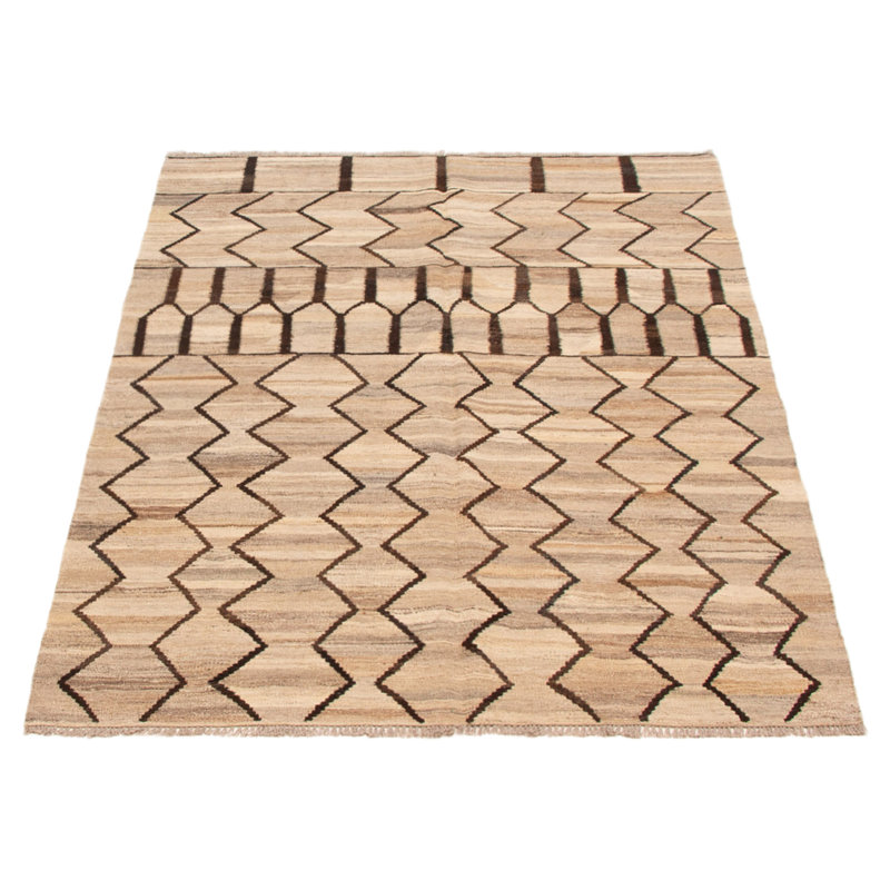 Tapis kaki unique de conception rectangulaire 4 pi 9 po x 6 pi 6 po