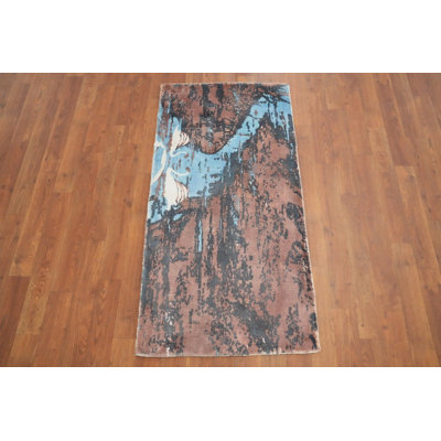 Tapis à motif animal vieilli 2 x 4