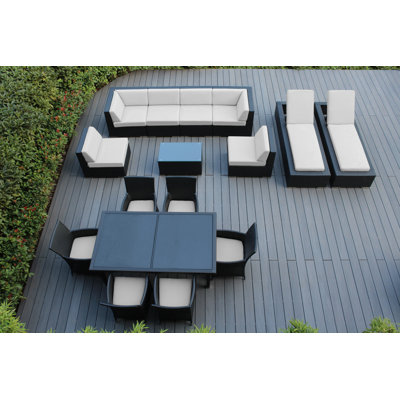 Pavior 14 - Person Patio Conversation Set with Cushions