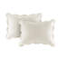 Courtepointe 3 pièces double / grand, conception à bords festonnés, rembourrage, housse en microfibre, bordure réversible de style champêtre classique, rembourrage en coton, lavable à la machine, assure une bonne nuit de sommeil-121234586-121234588