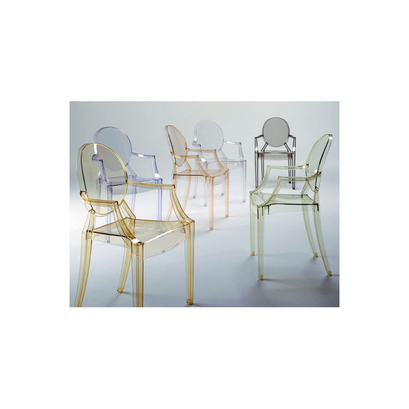 Louis Ghost Armchair, Crystal