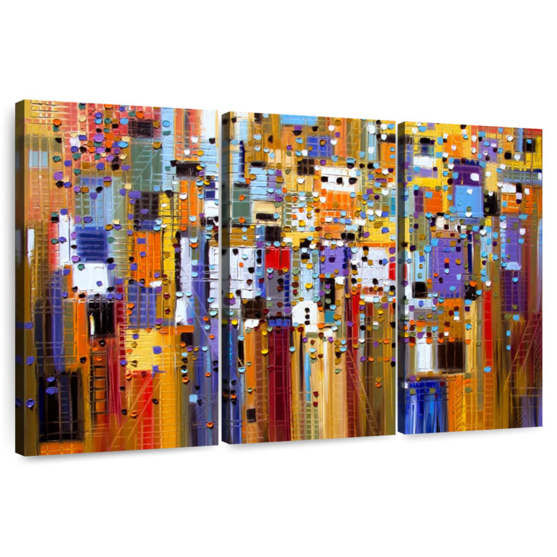 Avery Colorful City, 28" H x 45" W