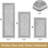 Anti-Fatigue Non-Skid Waterproof Kitchen Mat (Set Of 3)-1274657790