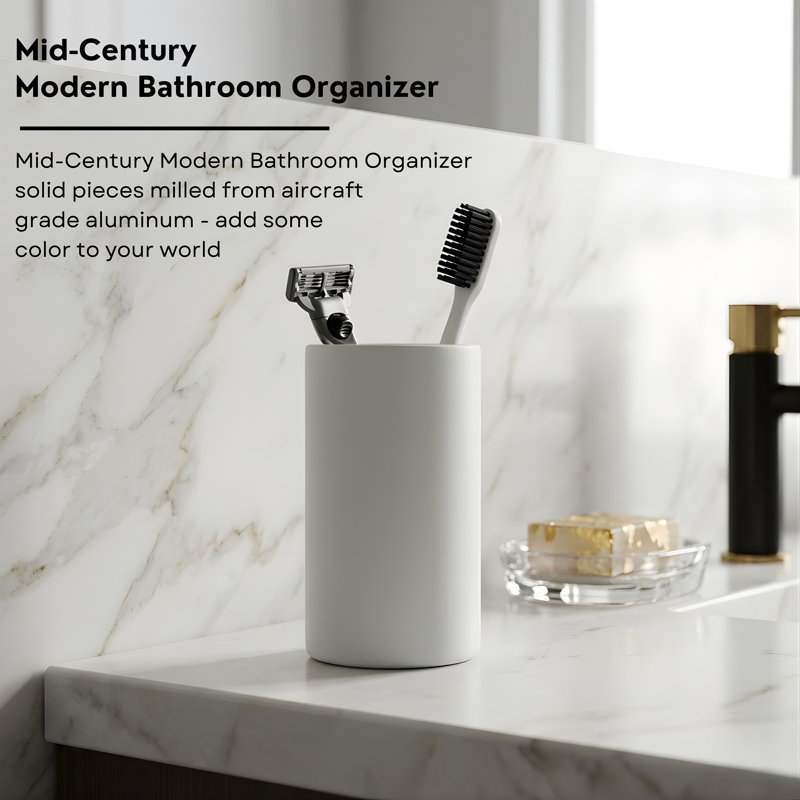 ROUS Hardware Countertop Organizer, Snow (White)