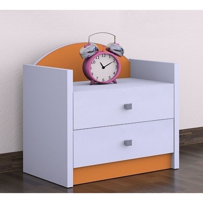Emilio Nightstand, Orange