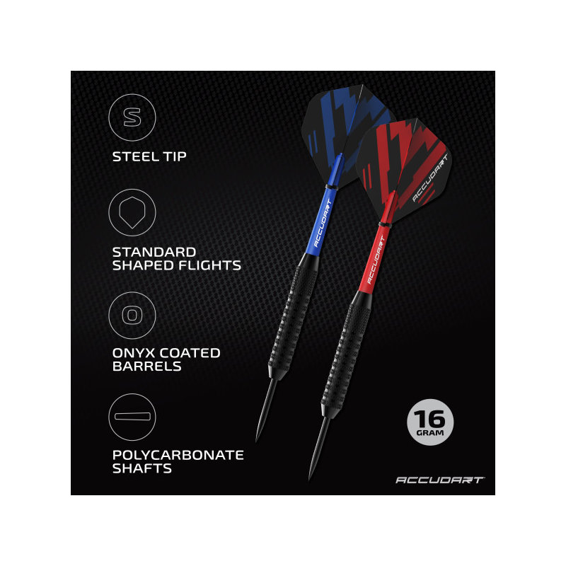 Emballage multiple de 24 pointes en acier Accudart