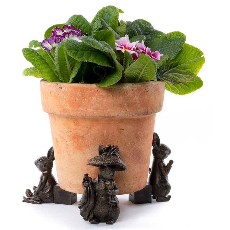 Ensemble de 3 pieds à jardinière