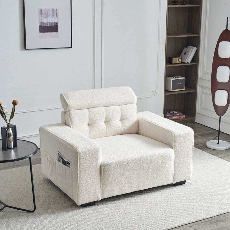 Fauteuil club rembourré Lishbrook