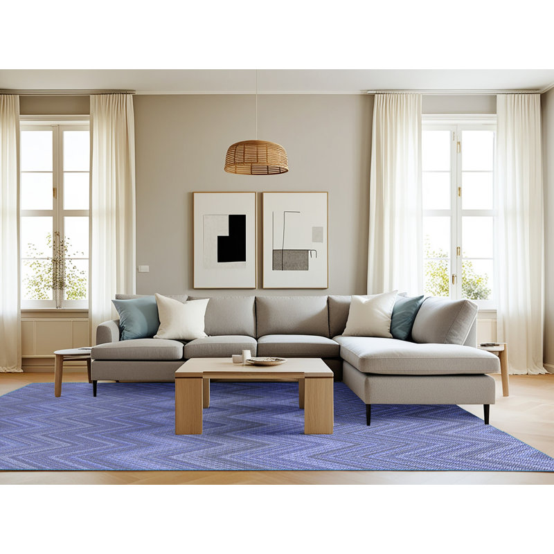 Chevron Indoor Rug, Rectangle 8' x 10'