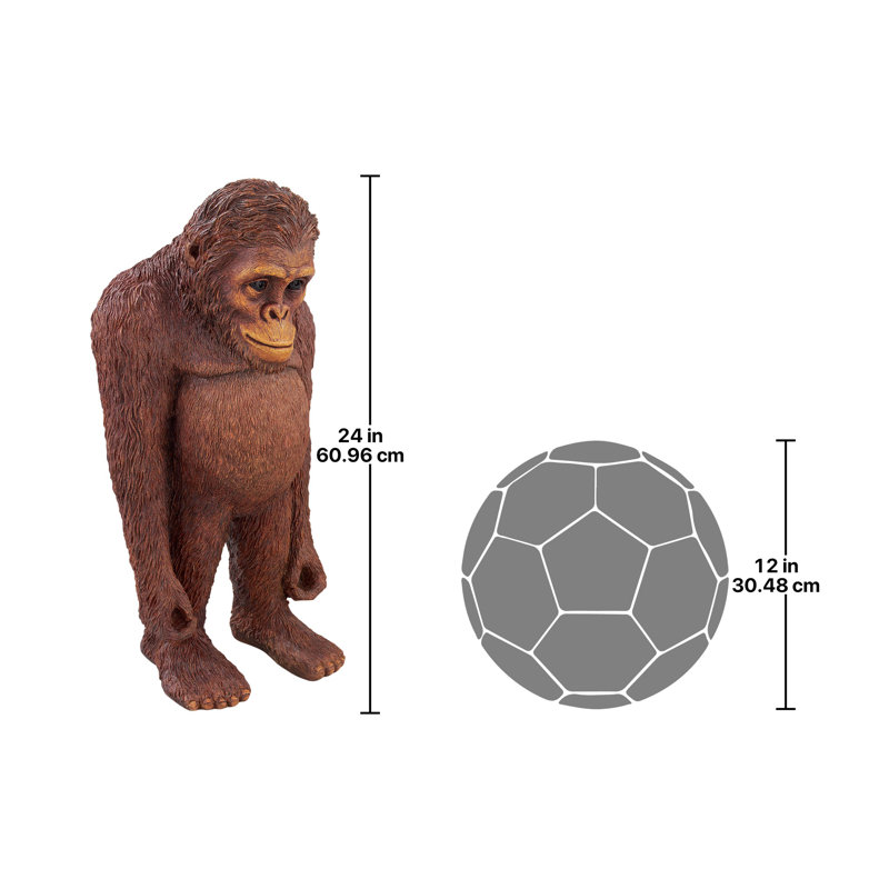 Java the Bashful Orangutan Statue