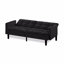 Velvet Futon Couch-617173942