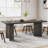 63" Farmhouse Dining Table for 4-6-791420521
