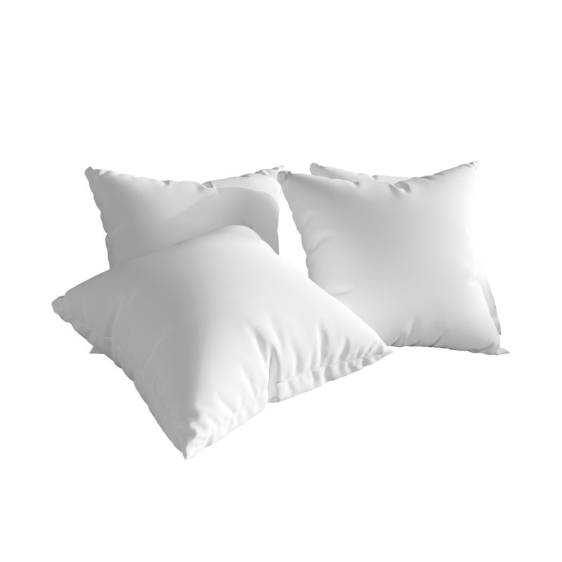 Calais 18" X 18" Throw Pillow Inserts (Set Of 4), Square 18"