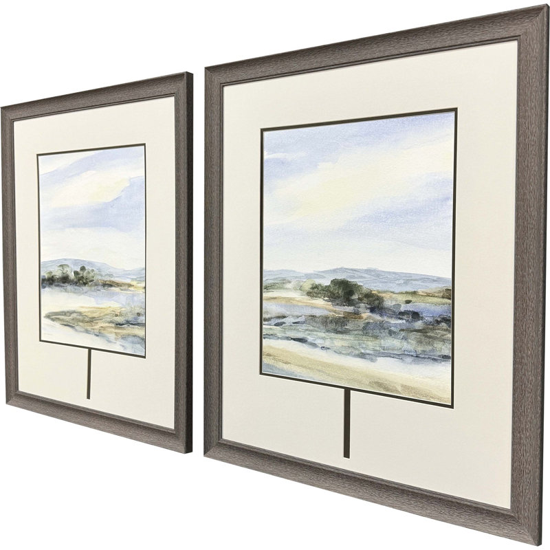 Autour de l'île, art encadré