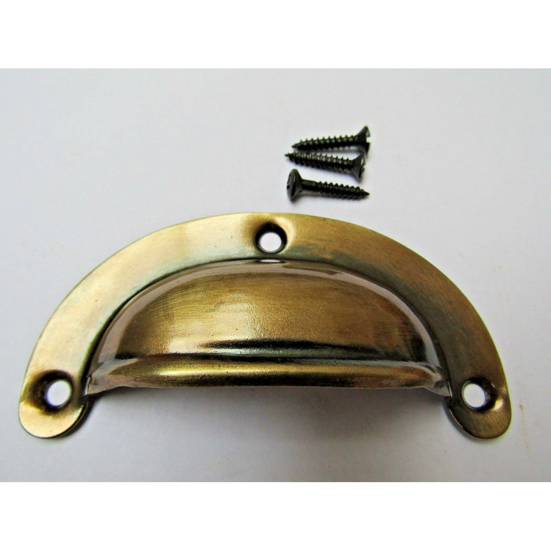 Lugged Pressed Steel Cup Pull Antique Iron
