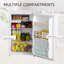 HOMCOM 91L Freestanding Under Counter Fridge with Chiller Box-121683025