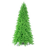 Flocked Lime Fir Artificial Fir Christmas Tree