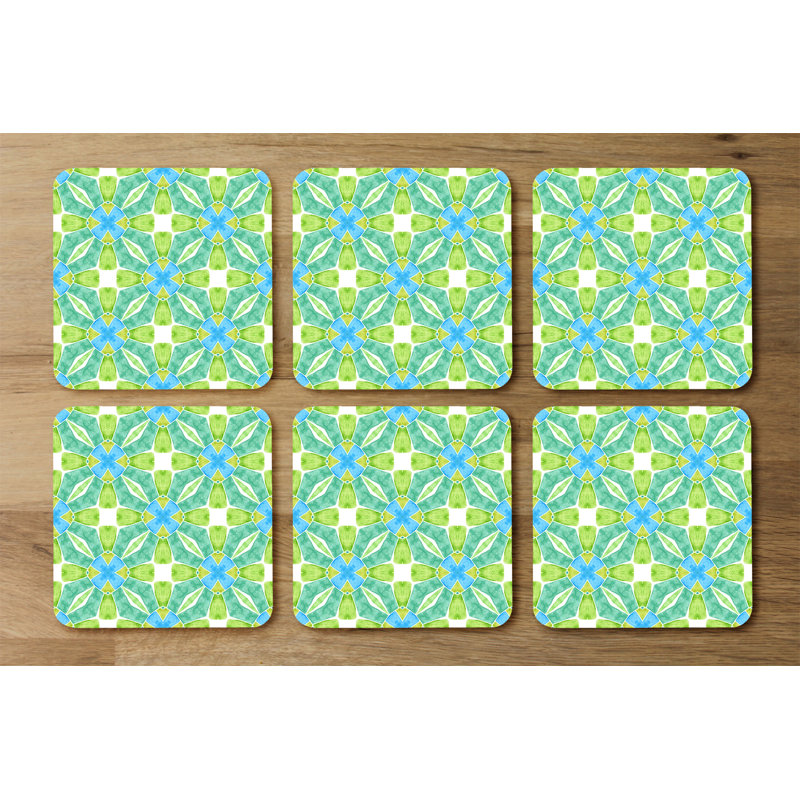 Square 6 Piece Coaster Set