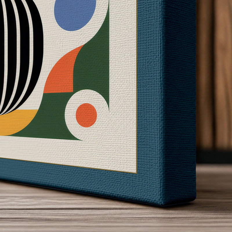 Print, 30x20 - 76.2 x 50.8 cm, Teal Border
