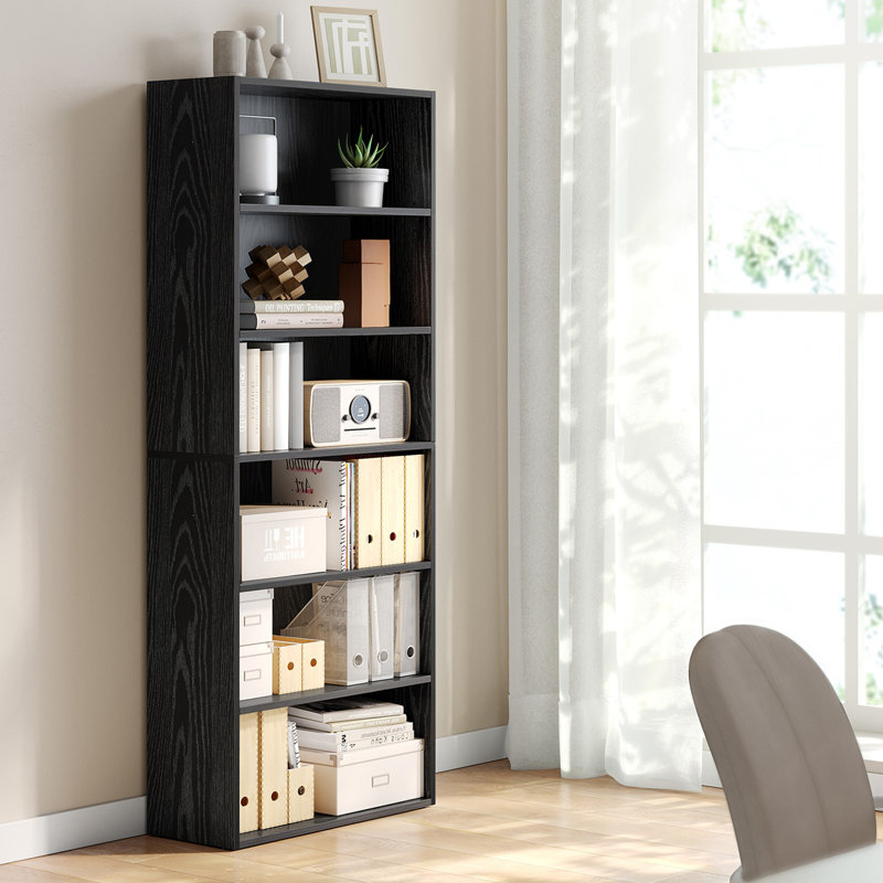 Bibliothèque standard H 71,1 po x l 24,4 po Sayef, Blanc, 160 cm H x 58 cm l x 23 cm P