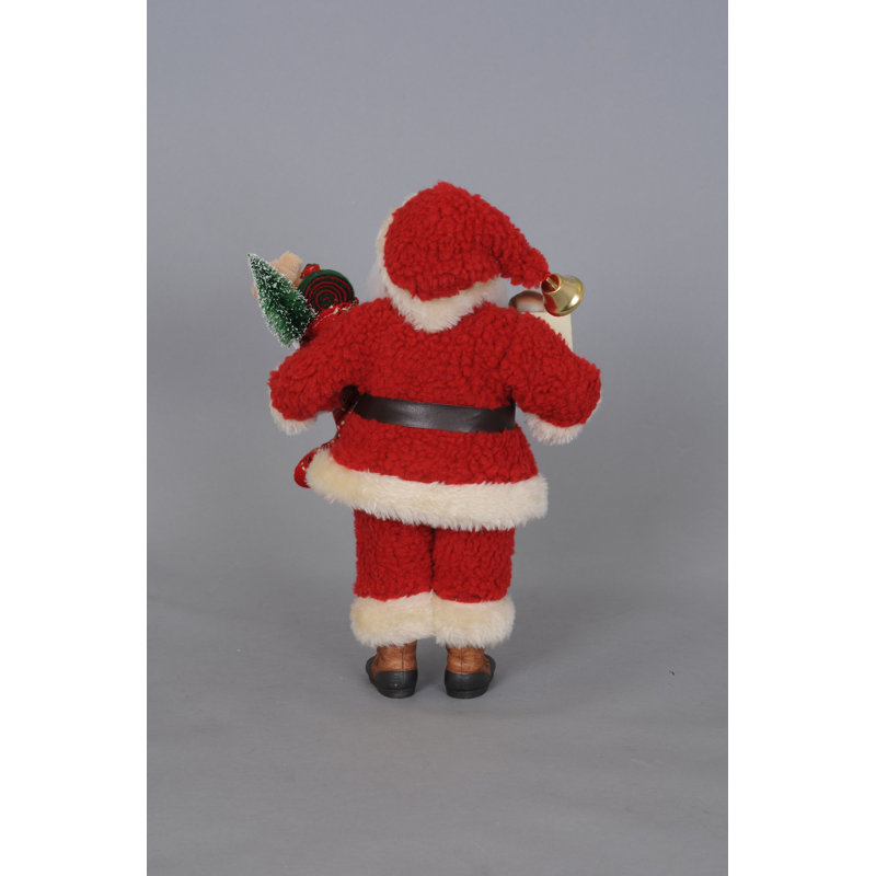 Christmas Surprise Santa Figurine