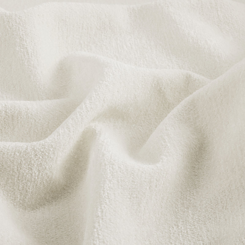 Repose-pieds rembourré Causal, Crème, crème