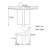Cave stone slab round dining table set-110377493
