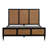 Chrystopher Solid Wood with Cane Low Profile Platform Bed-864415011