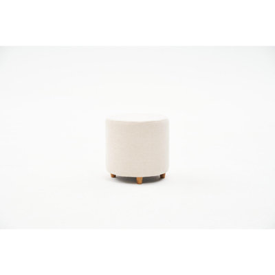 Anchal 42cm Wide No Pattern Pouffe Ottoman