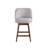 Sadie Solid Wood Upholstered Counter Height Or Bar Height Swivel Barstool With Fabric Seat - Set Of 4-112792384-112792381-112792385
