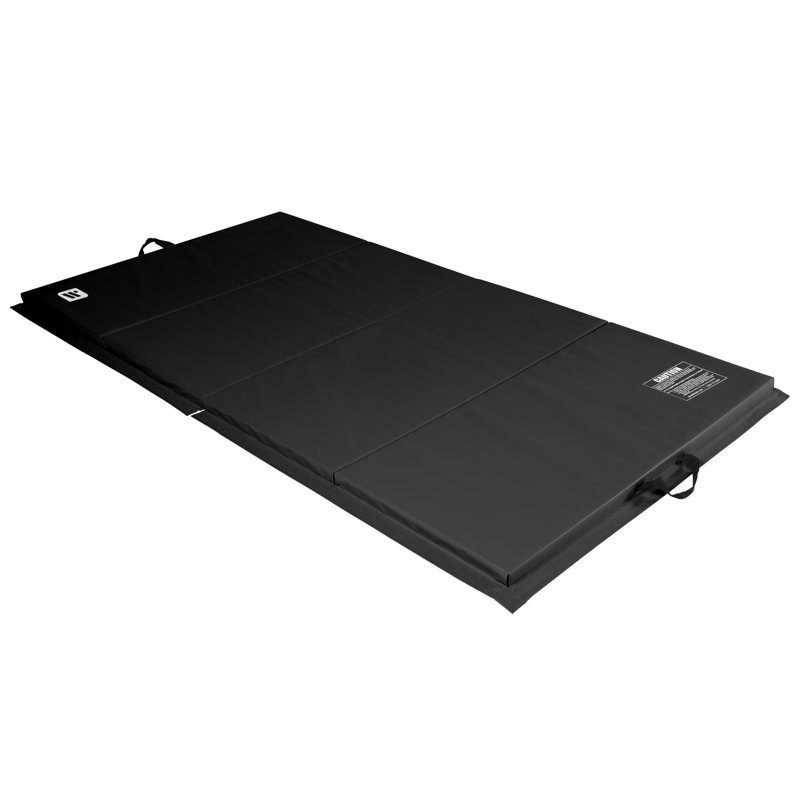 Tapis d'exercice en vinyle ECO, Noir, H 96 po x l 48 po x P 2 po