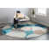 Dews Washable Geometric Indoor Rug