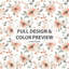 Ensemble de literie à motif floral de 5 pièces - Ensemble de housse de couette et coussin décoratif Boho-124113096