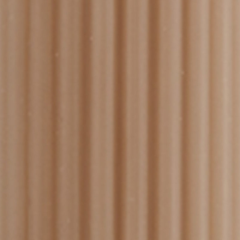 Grecian Collenette Unscented Taper Candle, Taupe, 7" H x 1.25" W x 1.25" D