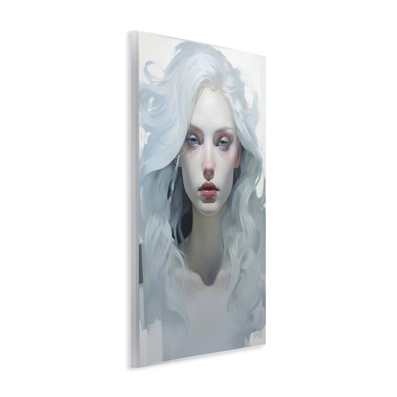 «Flowing Hair Visage» par Roozbeh Bahramali, H 15 po x l 10 po