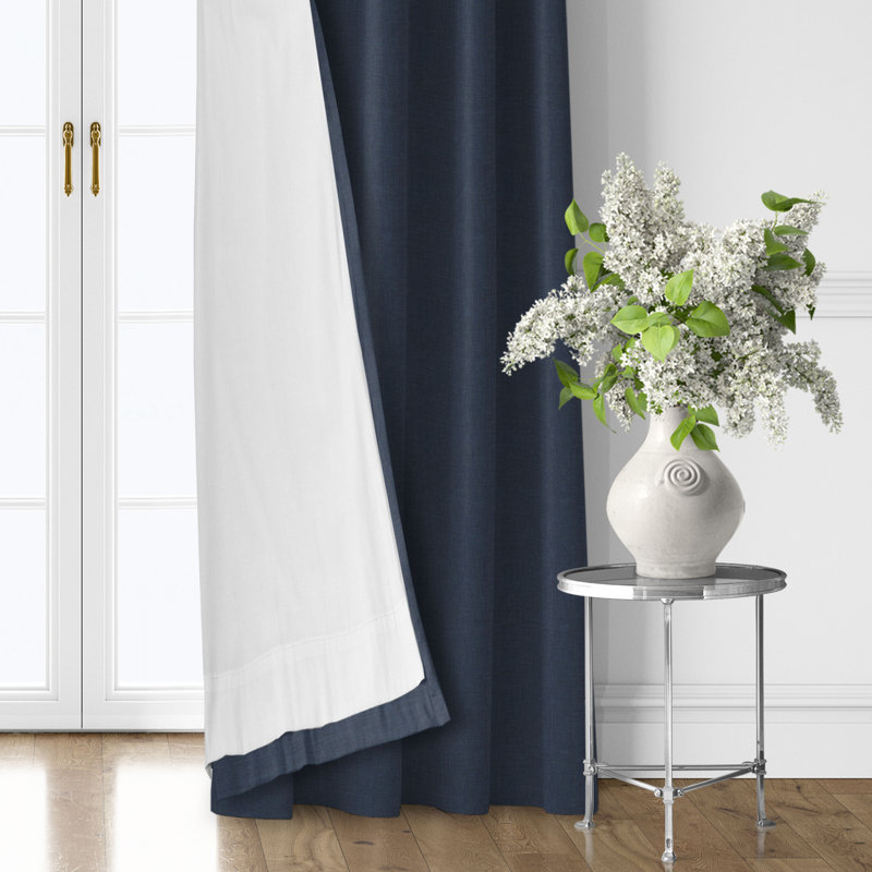 Ensemble de 2 rideaux en coton Shay, L 50 po x L 156 po