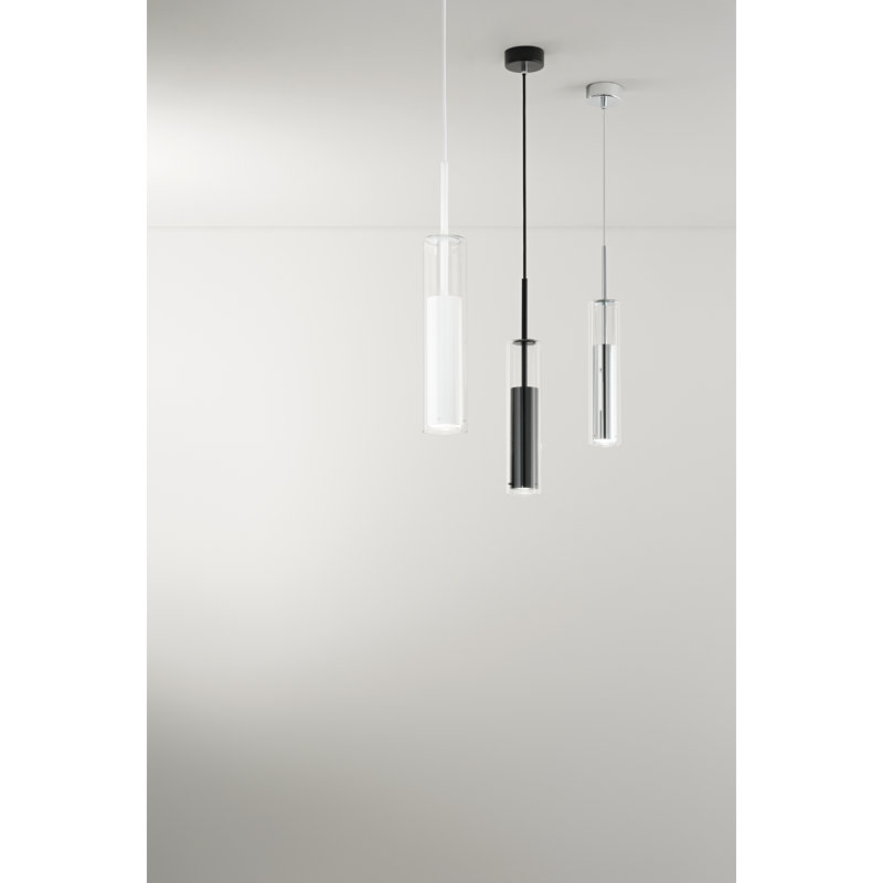 1 - Light Single Pendant, White