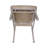 Dugazon Duante Solid Wood Cross Back Side Chair-1512656626