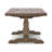 Caleb 78" Dining Table Distressed Brown