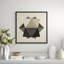 Translucent Form 3' Framed Graphic Art Print on Glass
