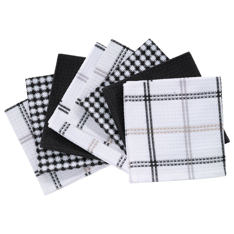 T-fal Flat Waffle Kitchen Dishcloth Set, Neutral